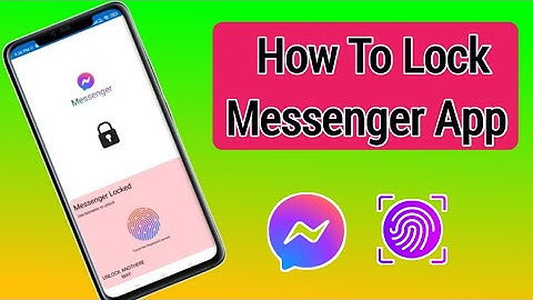 How to Lock Messenger WithFingerprint | Messenger New Update App Lock