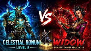 Celestial Konung vs Widow (Dynasty Tower Hard Final Boss)