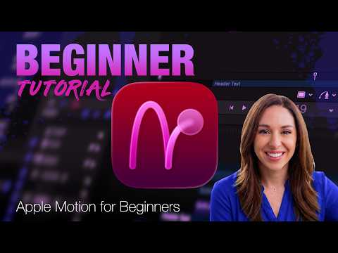 Apple Motion Beginner Tutorial 2026 | You got this! #applemotion #creatorstudio #finalcutpro