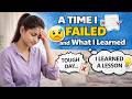 A Time I Failed and What I Learned | English Listening Practice Story | Speaking English Fluently