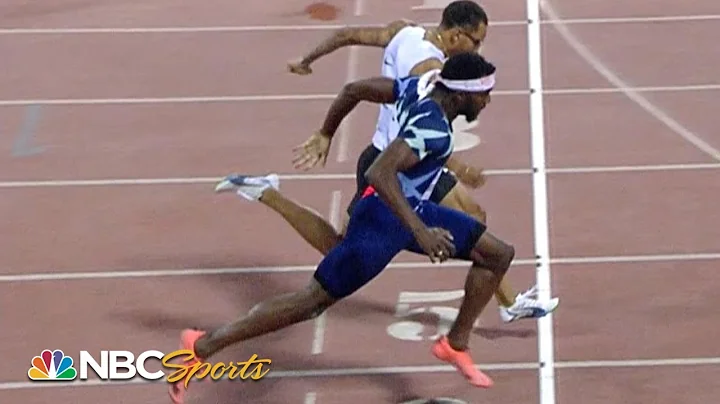 PHOTO FINISH! Bednarek vs. De Grasse 200m battle g...