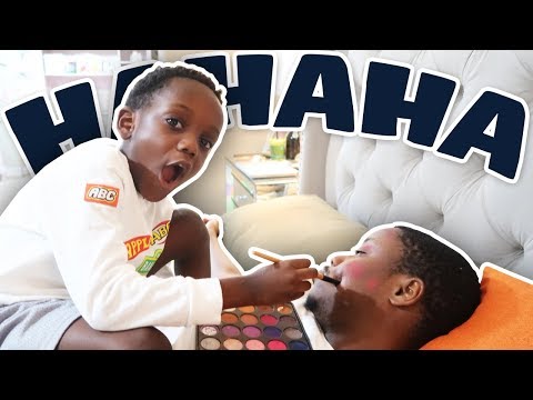 makeup-prank-on-dad-(very-funny)