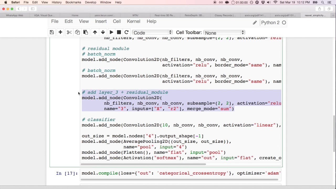 resnet simplicity mnist