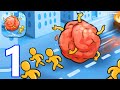 Meat ball monster rampage  gameplay walkthrough part 1 meat ball monster city rampage ios android