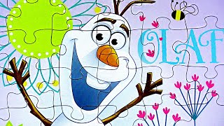 OLAF Puzzle / How to Solve Puzzles for Kids