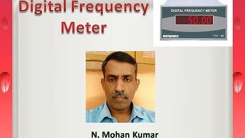 Digital frequency meter