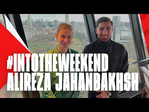 Op GROTE HOOGTE met Alireza Jahanbakhsh ☁️ #IntoTheWeekend