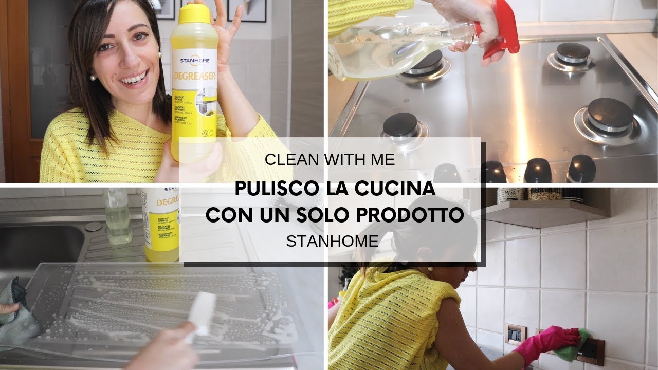 Pulisco la cucina con un solo prodotto, Clean with me, AD