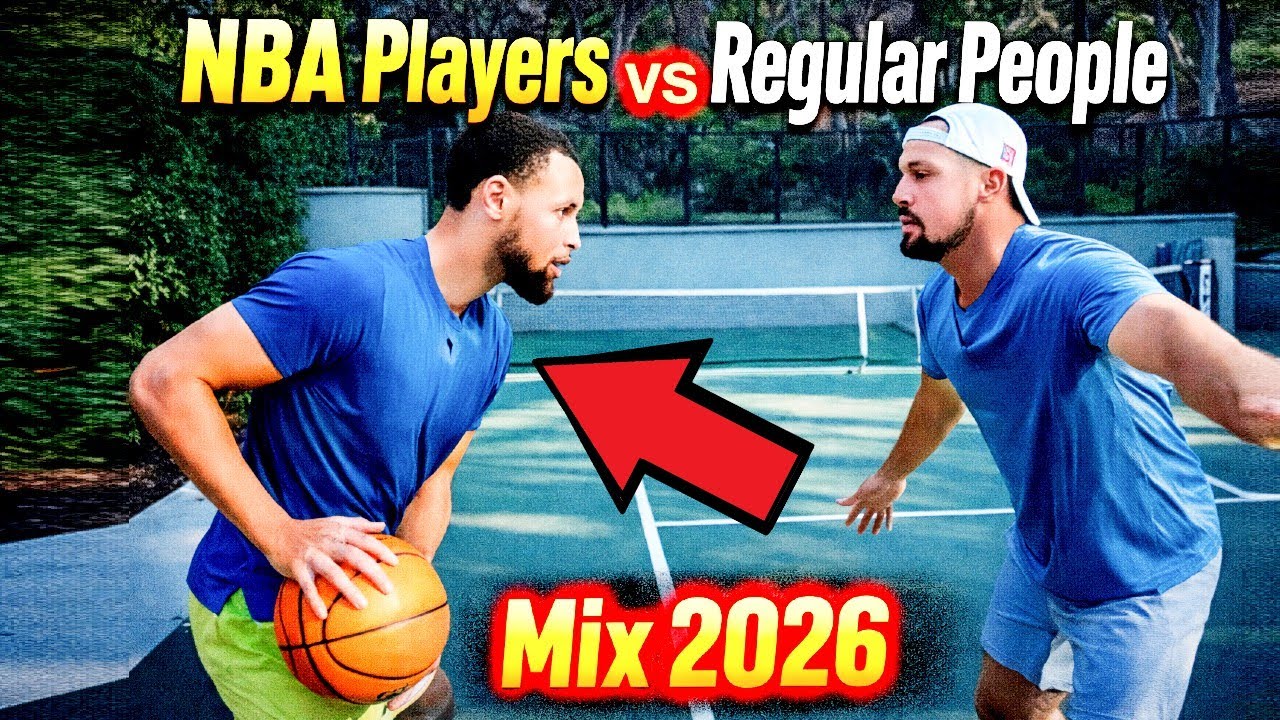 Игроки НБА против обычных людей - MiX 2026