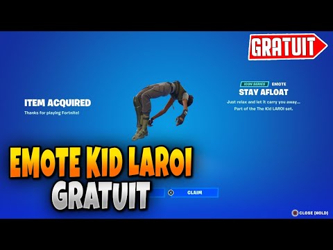 NOUVELLE TECHNIQUE POUR AVOIR EMOTE STAY AFLOAT GRATUIT SUR FORTNITE CHAPITRE 4 