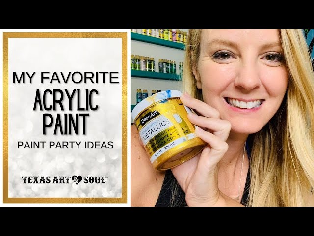 Video: 24k Gold Paint - My Favorite Acrylic Paint + How to Use It