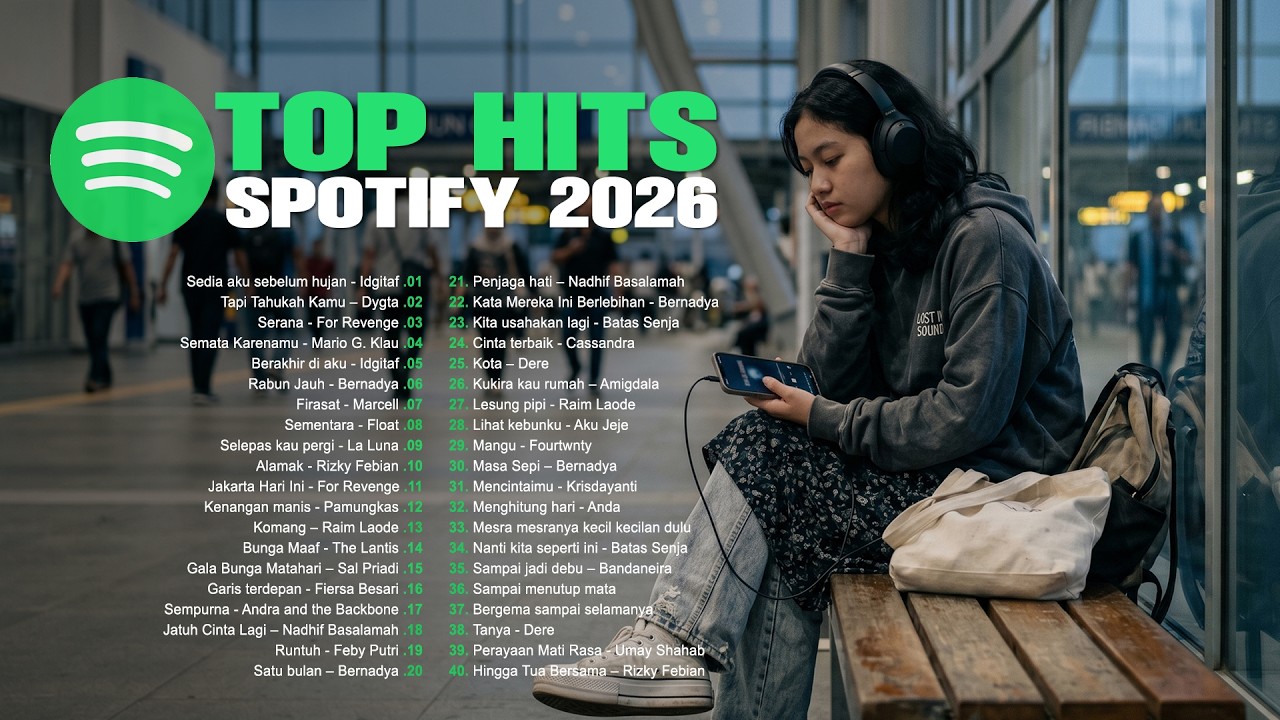 Cover Top Hits Indonesia 2026 — Top Hits Spotify Indonesia 2026 — Top Hits Spotify 2026 | Lagu Terbaru 🤍🎧