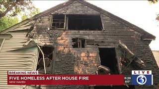 VIDEO: Firefighters hurt in New Haven fire
