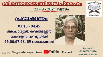 Narayaneeya Sapthaham Day 5 session 3 Speech