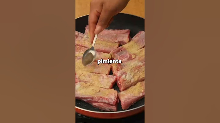 COSTILLAS EN SALSA👌BBQ EN SARTÉN #recetas