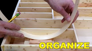 Making a perfect-fit custom kitchen drawer organizer