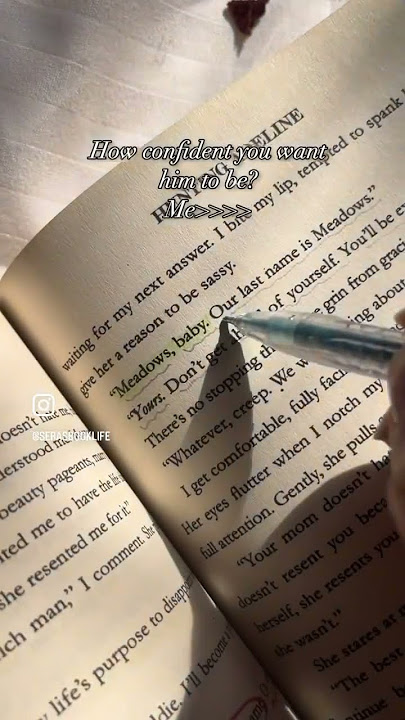 Meadows Baby ❤️‍🔥 #bookshort #fypシ゚ #zade #books  #booktube #booktok #darkromance #hauntingadeline