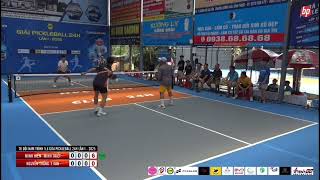 Pickleball Minh Hien Minh Triet đanh giai pickleball o Đong Xoai Binh Phuoc