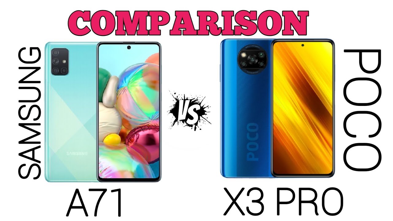 Xiaomi Poco X3 Pro Vs Samsung A52