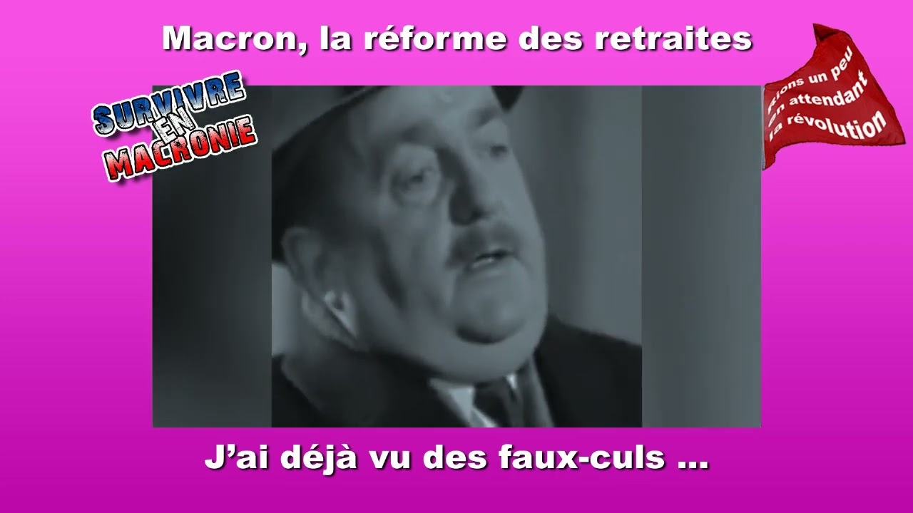 Macron et la réforme des retraites...