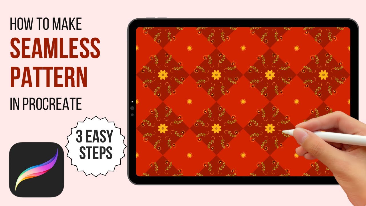 Seamless Pattern Procreate Tutorial | Step-by-Step Tutorial - YouTube