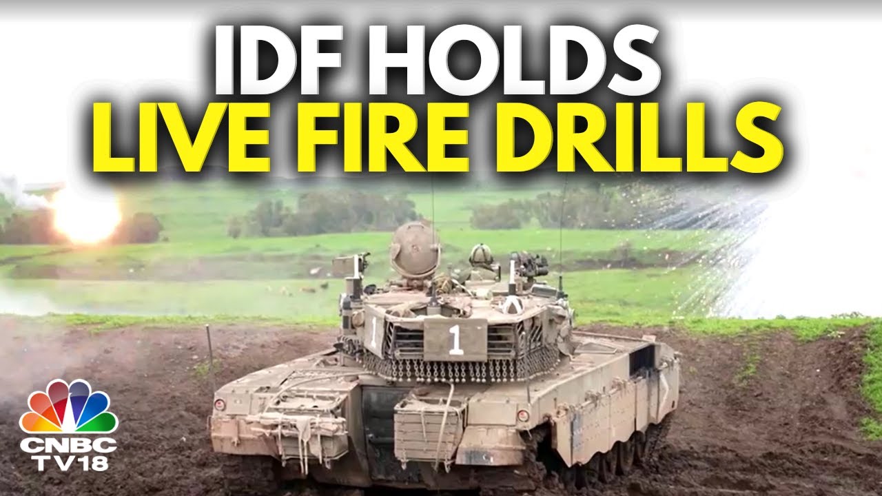 Israeli Military Forces Hold Live Fire Drills In Golan Heights | Israel ...