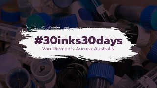#30inks30days April 2024 | Day 21: Van Dieman’s Aurora Australis