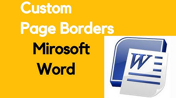 How to Insert Selective Page Border in Microsoft Word : MS Word Tips and Tricks