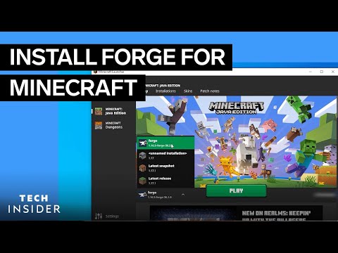 Vídeo: Què fa Minecraft Forge?