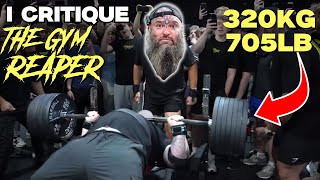 I CRITIQUE THE GYM REAPERS BENCH PRESS!