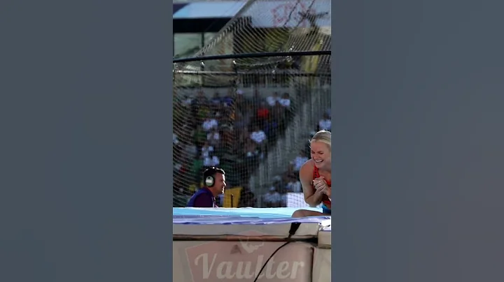 Katie Nageotte knew she had the win in 2022. #polevault #polevaulting #womenspolevault