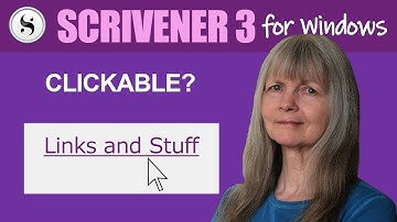 Scrivener 3 for Windows: Adding Clickable Links in a Manuscript