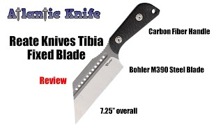 Reate Knives Tibia Limited Edition Fixed Blade Knife Review | Atlantic Knife Reviews 2021