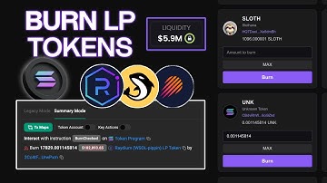 Burn LP Solana - Raydium, Orca. Meteora | Lock Liquidity Pool Tokens & Get Dexscreener Padlock
