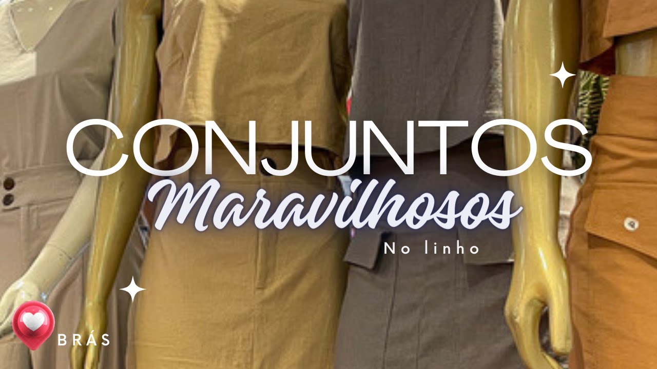 CONJUNTO FEMININO no BRÁS LINHO PREMIUM | Saias e Calças | Atacado e Varejo #brás #conjuntofeminino