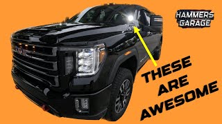 Brutus gets A-Pillar off-road LED's! 2023 GMC Sierra 2500HD AT4