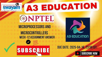 NPTEL Microprocessors and Microcontrollers Week 12 Assignment Answers | 2025 – Jan