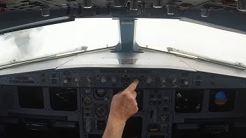 Pilots eye view - Jump seat ride, Airbus 330 Arrival to Manchester 05R