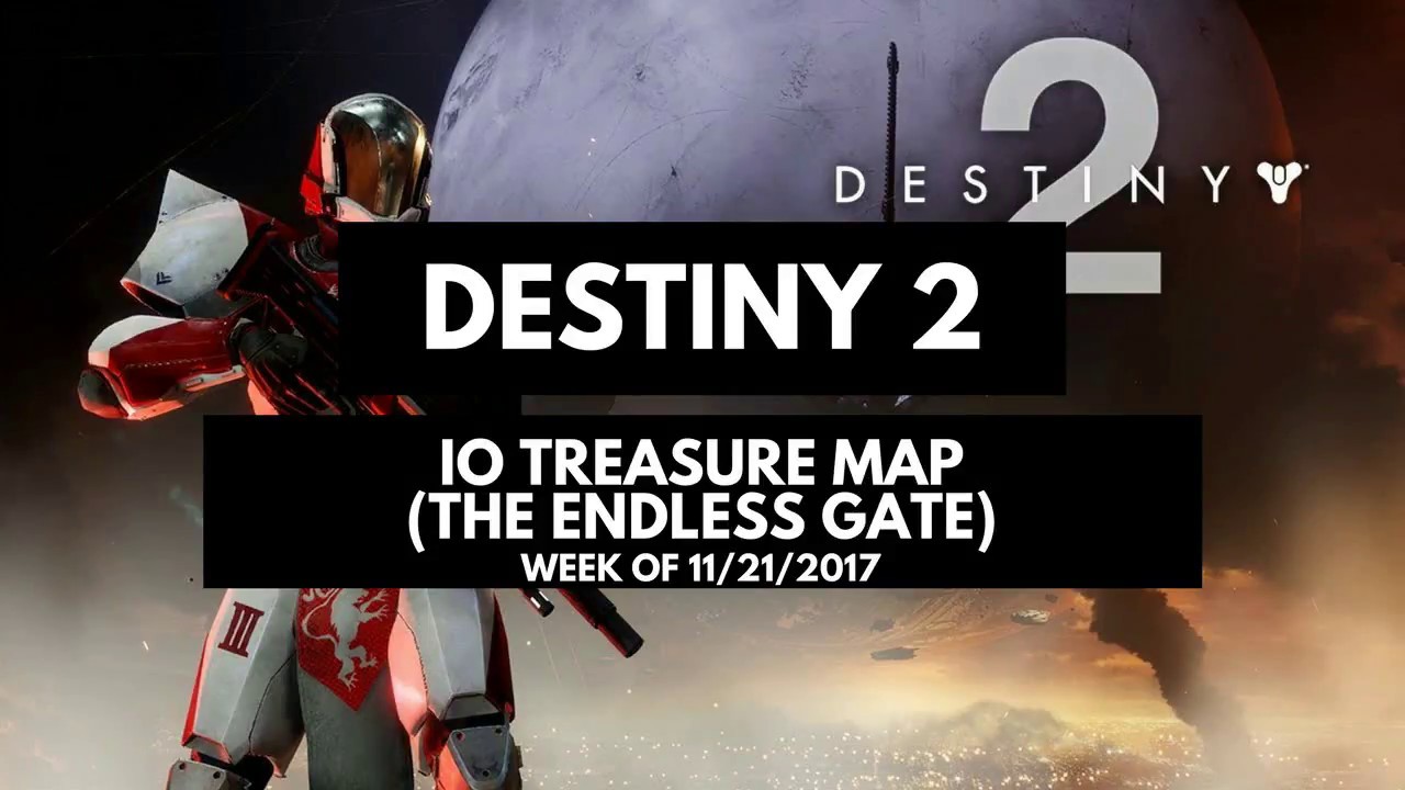 Destiny 2 - IO Treasure Map The Endless Gate (Cayde-6)