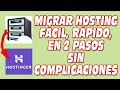 Como Migrar un Sitio Web Wordpress a otro Hosting con Plugin en un solo paso, super facil, Hostinger