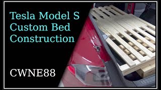 Tesla Model S Custom Bed Construction