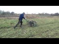 Самодельная косилка двухроторная с бензопилы урал 2...DIY rotary mower from chainsaw...