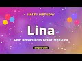 Happy Birthday Lina 🎵 Geburtstagslied mit deinem Namen | SingFürDich