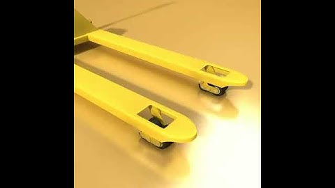 3D Model of 3D Model Pallet Jack High Detail Review