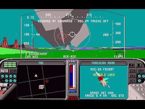 F-19 Stealth Fighter (PC/DOS) Central Europe, Elite Difficulty, 1988, Microprose