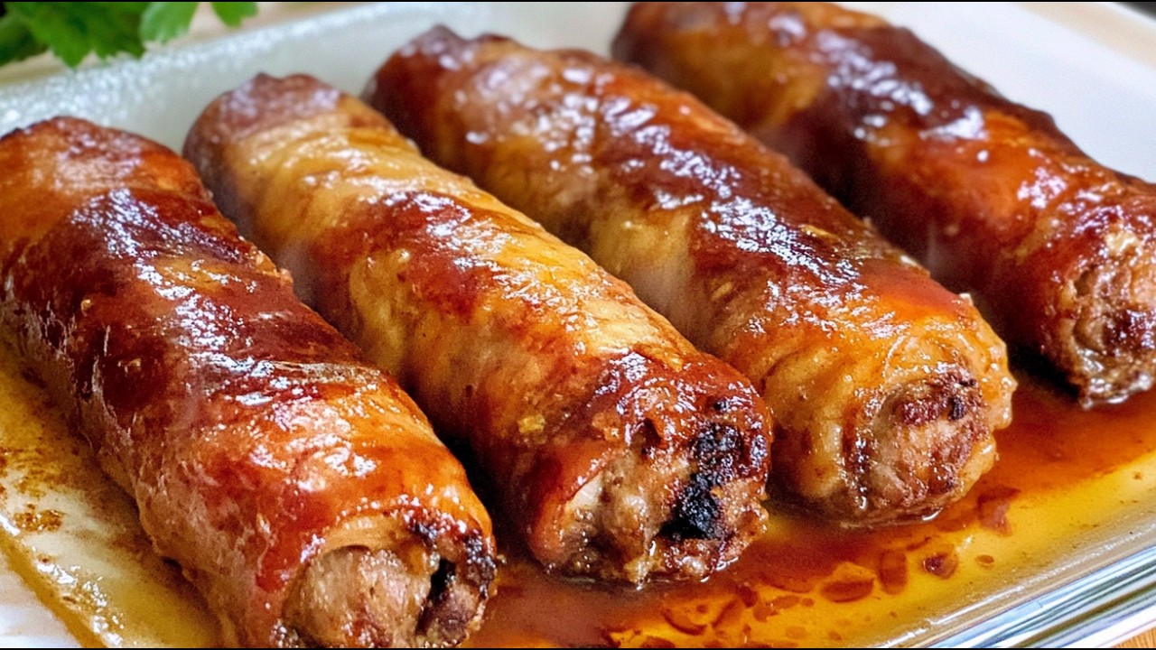 So lecker wie im Restaurant! Gefülltes Schweinefleisch, das alle begeistert!Sehr einfach