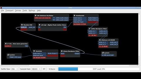 QRQ CW REGENERATOR setup for a pi4 iCW/Mumble station: REgenerate both Mumble CW input and CW output