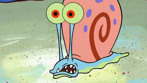 SpongeBob SquarePants - Gary vs. Worm Fight Clouds