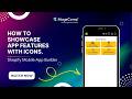 Shopify Mobile App Builder Series #16 | How to Showcase App Features with Icons?