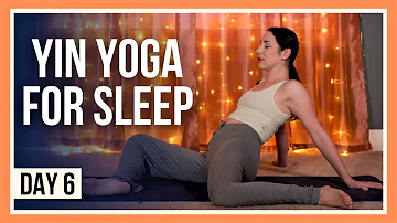 15 min Sleep Yoga – Day #6 (YIN YOGA FOR SORE MUSCLES)